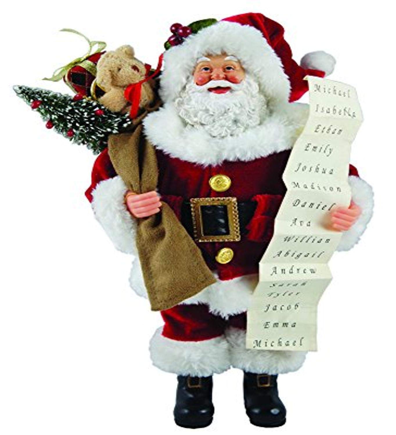 サンタさんセット！ Ａ　　No.558 Amazon.com: Santa's Workshop Santa with List Figurine, 12